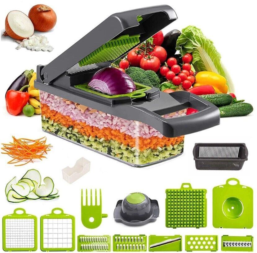 15 In 1 Vegetable Chopper, Salad Fruit Vegetable Food Chopper