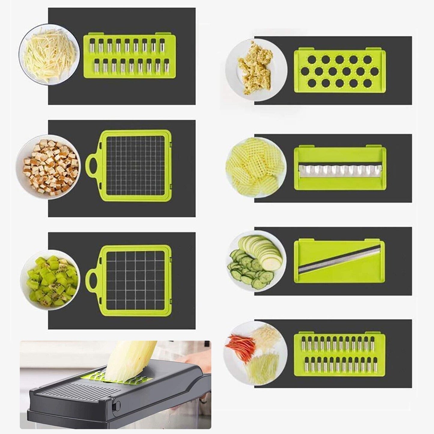 15 In 1 Vegetable Chopper, Salad Fruit Vegetable Food Chopper