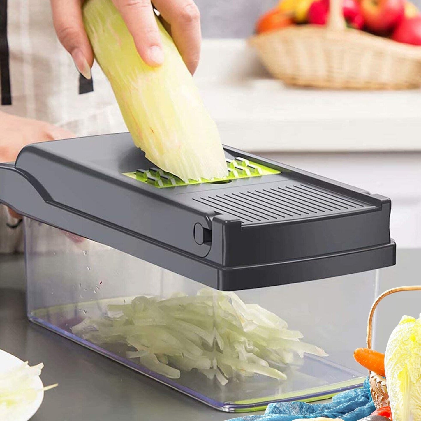 15 In 1 Vegetable Chopper, Salad Fruit Vegetable Food Chopper