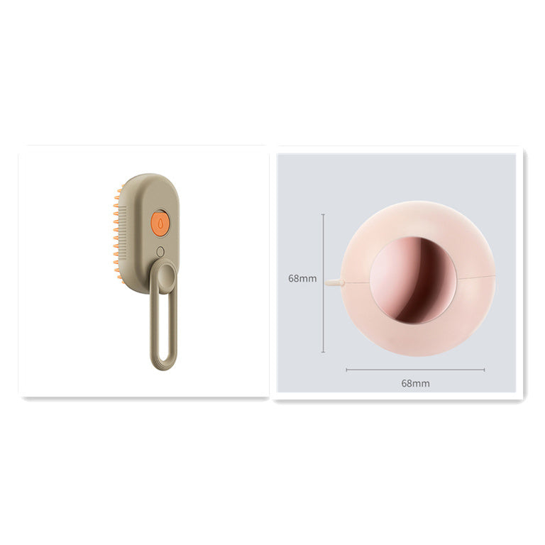 Electric Steam Brush for Cats & Dogs – 3-in-1 Grooming