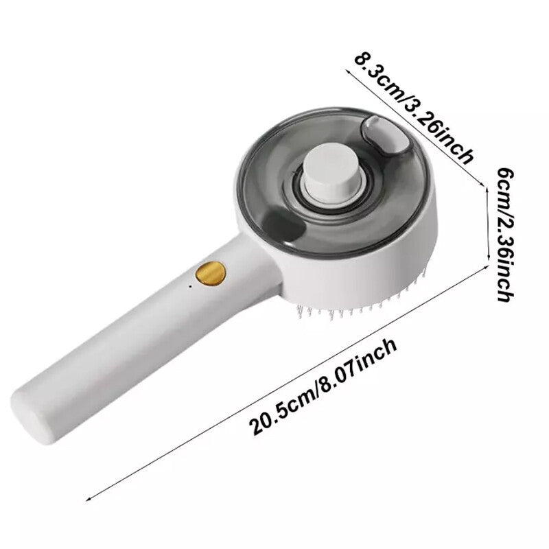 4 In 1 Cat Steam Brush – Electric Pet Grooming Comb | Hair Removal, Steam, Massage for Cats & Dogs