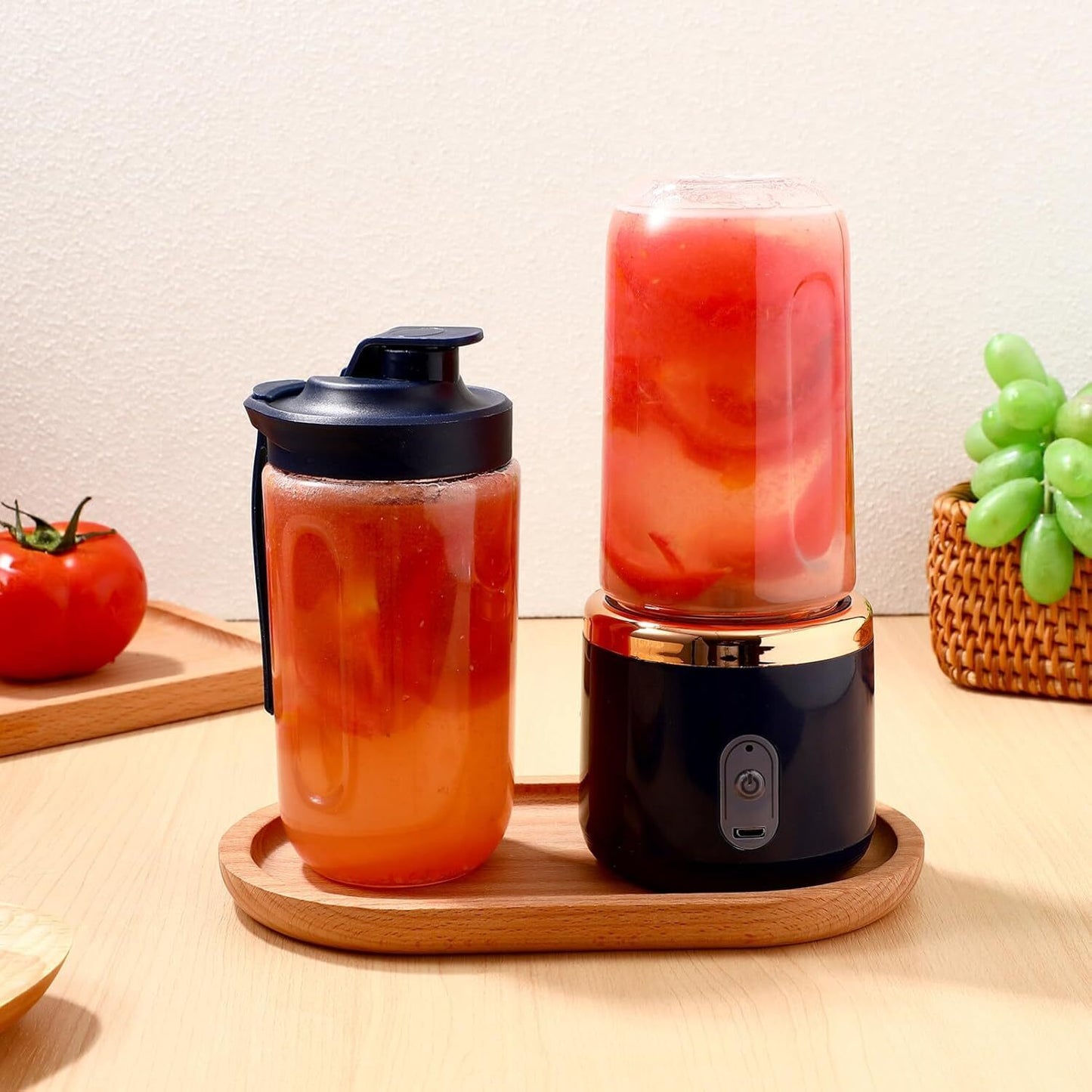 Rechargeable Portable Juicer – Electric Smoothie Blender